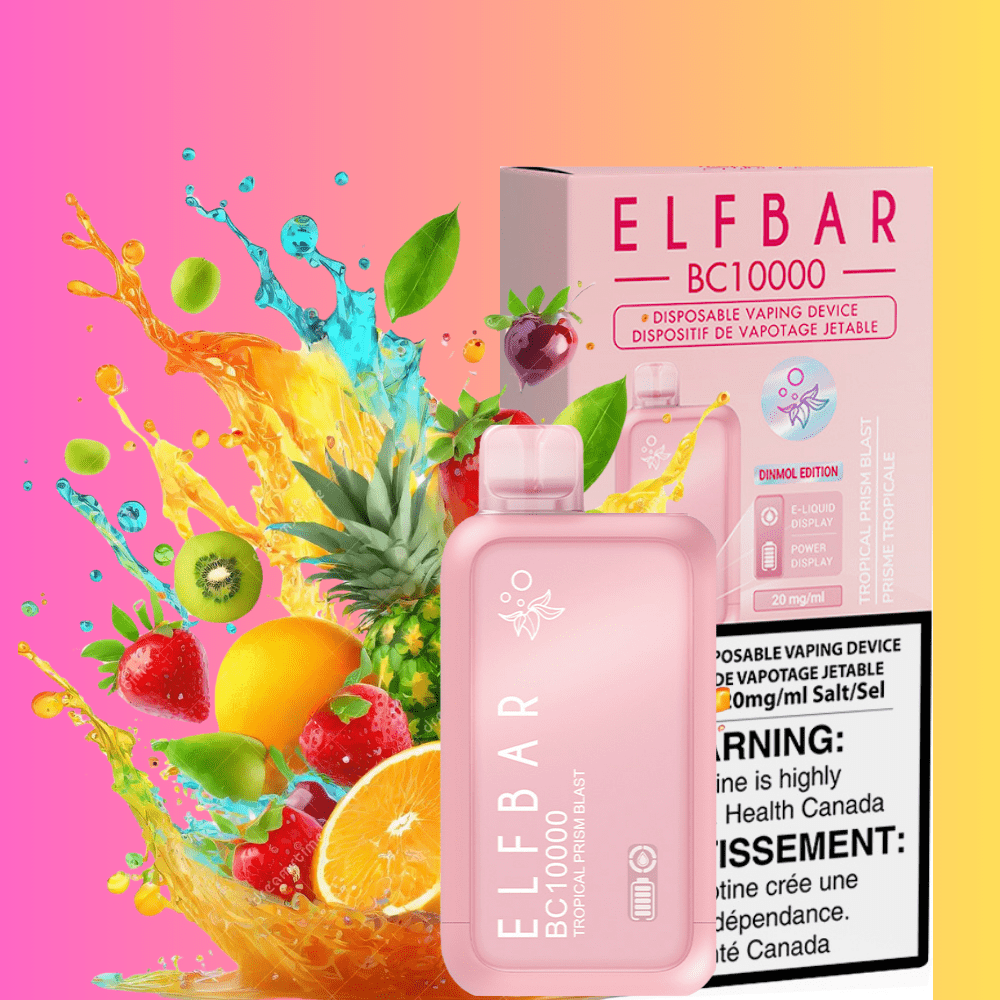ElfBar BC10000 Disposable Vape-Tropical Prism Steinbach Vape SuperStore and Bong Shop Manitoba Canada