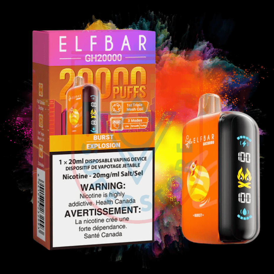 ElfBar GH20K Disposable Vape-Burst Steinbach Vape SuperStore and Bong Shop Manitoba Canada