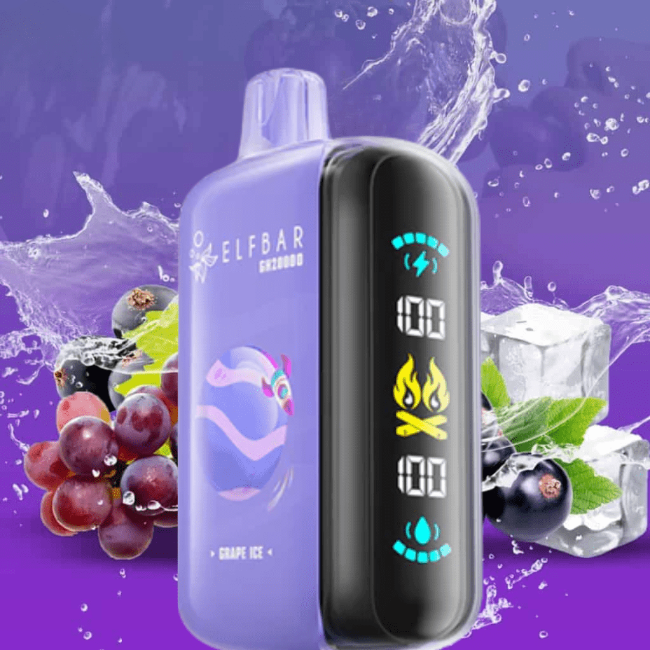 ElfBar GH20K Disposable Vape-Grape Ice Steinbach Vape SuperStore and Bong Shop Manitoba Canada