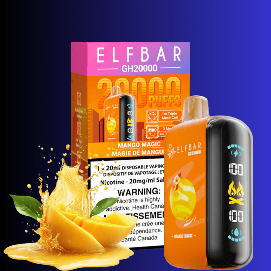 ElfBar GH20K Disposable Vape-Mango Magic Steinbach Vape SuperStore and Bong Shop Manitoba Canada