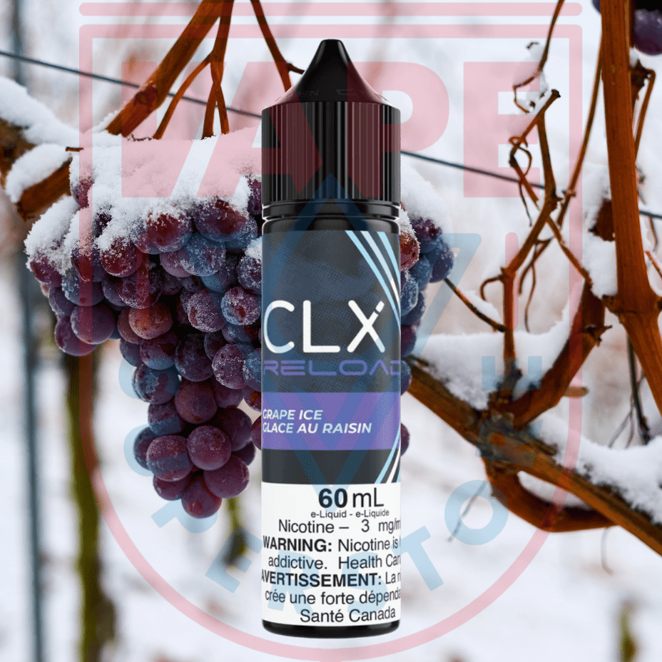 Grape Ice by CLX Reload E-liquid Steinbach Vape SuperStore and Bong Shop Manitoba Canada