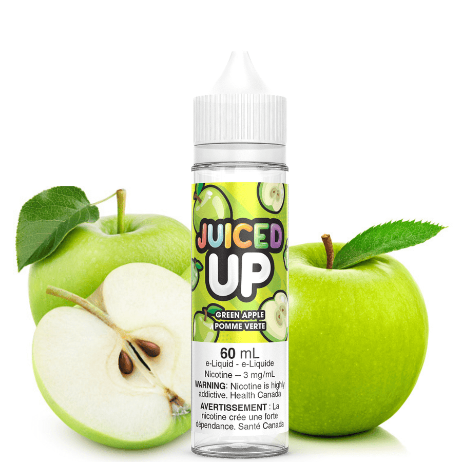 Green Apple By Juiced Up E-Liquid 3mg Steinbach Vape SuperStore and Bong Shop Manitoba Canada