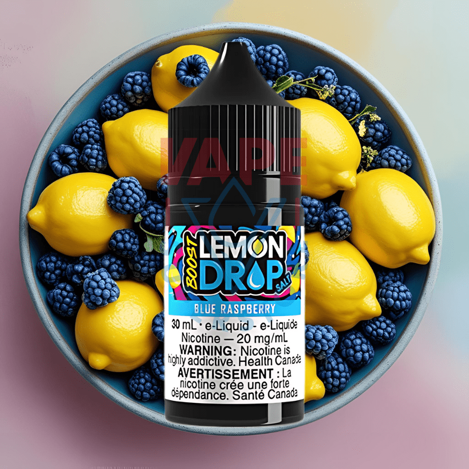 Lemon Drop Boost Salt - Blue Raspberry Steinbach Vape SuperStore and Bong Shop Manitoba Canada