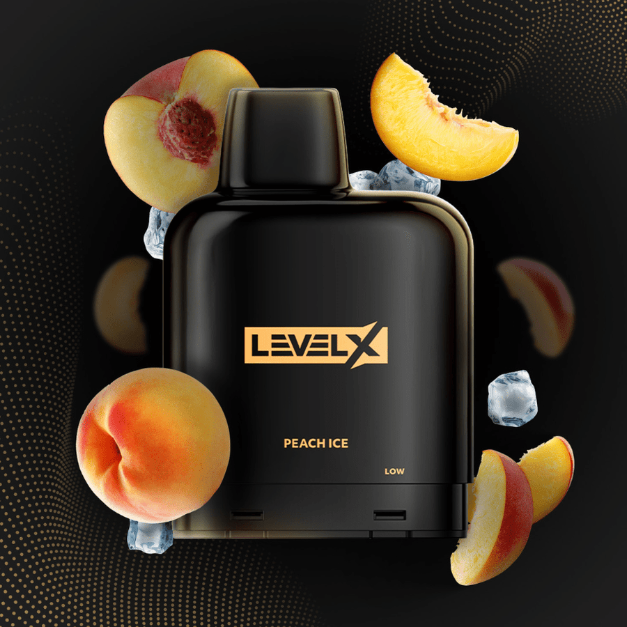 Level X Essential Pod-Peach Ice 7000 Puffs / 20mg Steinbach Vape SuperStore and Bong Shop Manitoba Canada