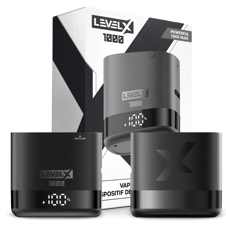 Level X Essential Pod System Device Kit-1000mAh 1000mAh / Metallic Black Steinbach Vape SuperStore and Bong Shop Manitoba Canada