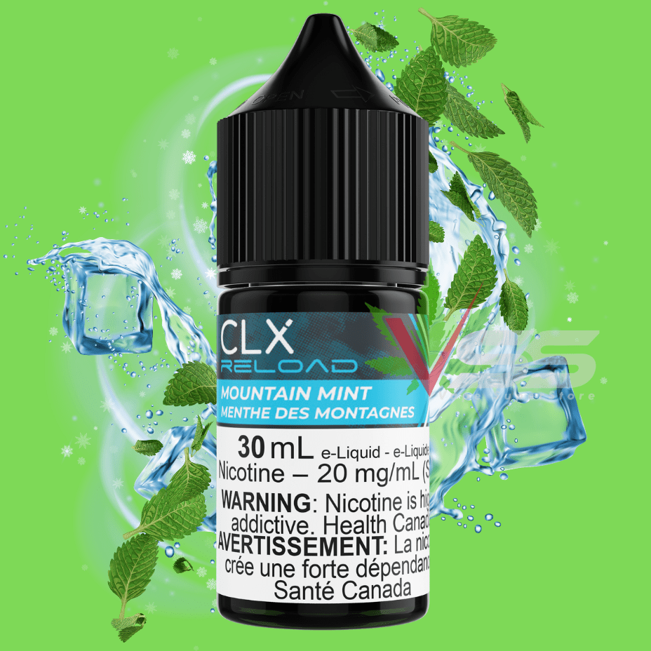 Mountain Mint Salt by CLX Reload E-Liquid Steinbach Vape SuperStore and Bong Shop Manitoba Canada