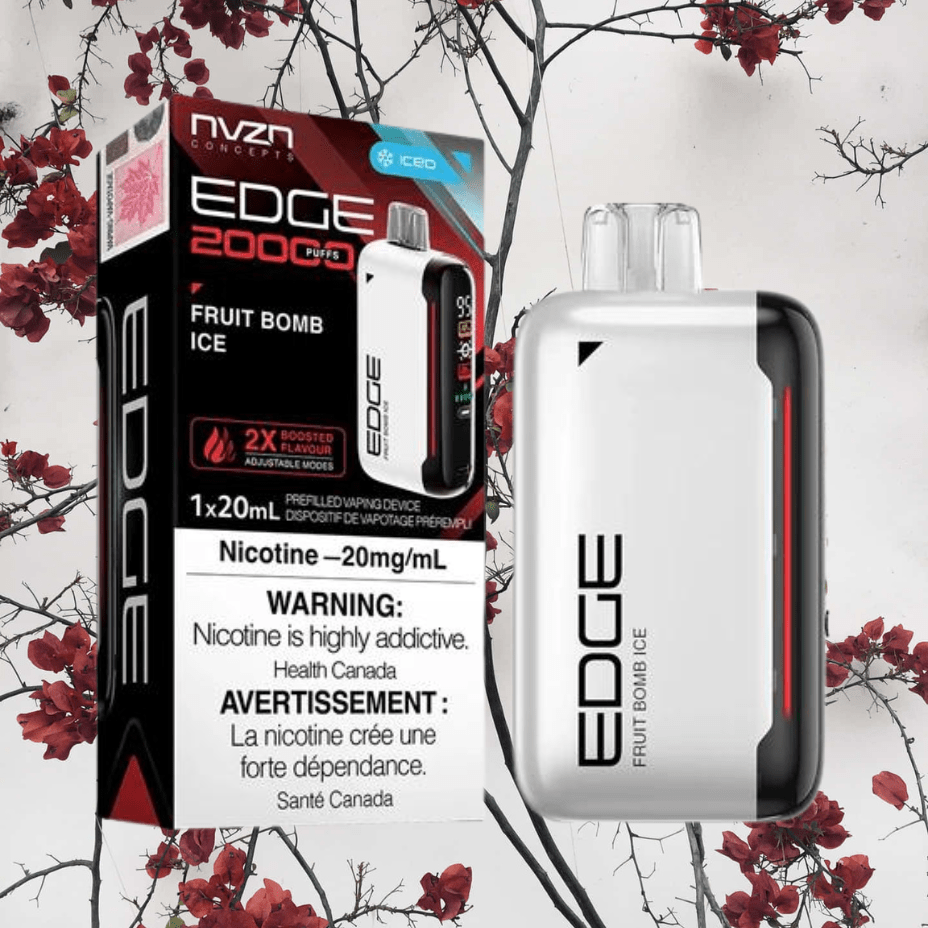 NVZN Edge 20K Disposable Vape-Fruit Bomb Ice 20000 Pufffs / 20mg Steinbach Vape SuperStore and Bong Shop Manitoba Canada
