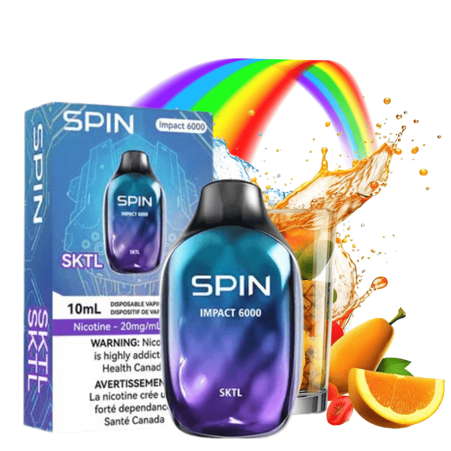 Spin Vape SPIN Impact 6000 Disposable Vape-SKTL-Steinbach Vape SuperStore MB, Canada SPIN Impact 6000 Disposable Vape-SKTL 20mg / 6000 Puffs