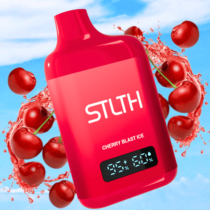 STLTH Eco Box Disposable Vape - Cherry Blast Ice 10mL / 20mg Steinbach Vape SuperStore and Bong Shop Manitoba Canada