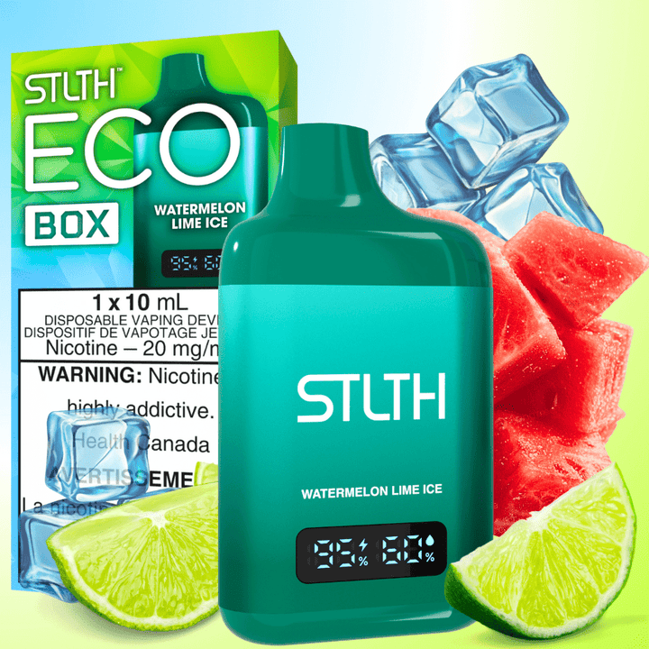 STLTH Eco Box Disposable Vape - Watermelon Lime Ice 10ml / 20mg Steinbach Vape SuperStore and Bong Shop Manitoba Canada