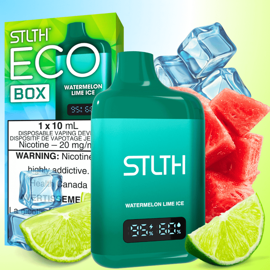 STLTH Eco Box Disposable Vape - Watermelon Lime Ice 10ml / 20mg Steinbach Vape SuperStore and Bong Shop Manitoba Canada