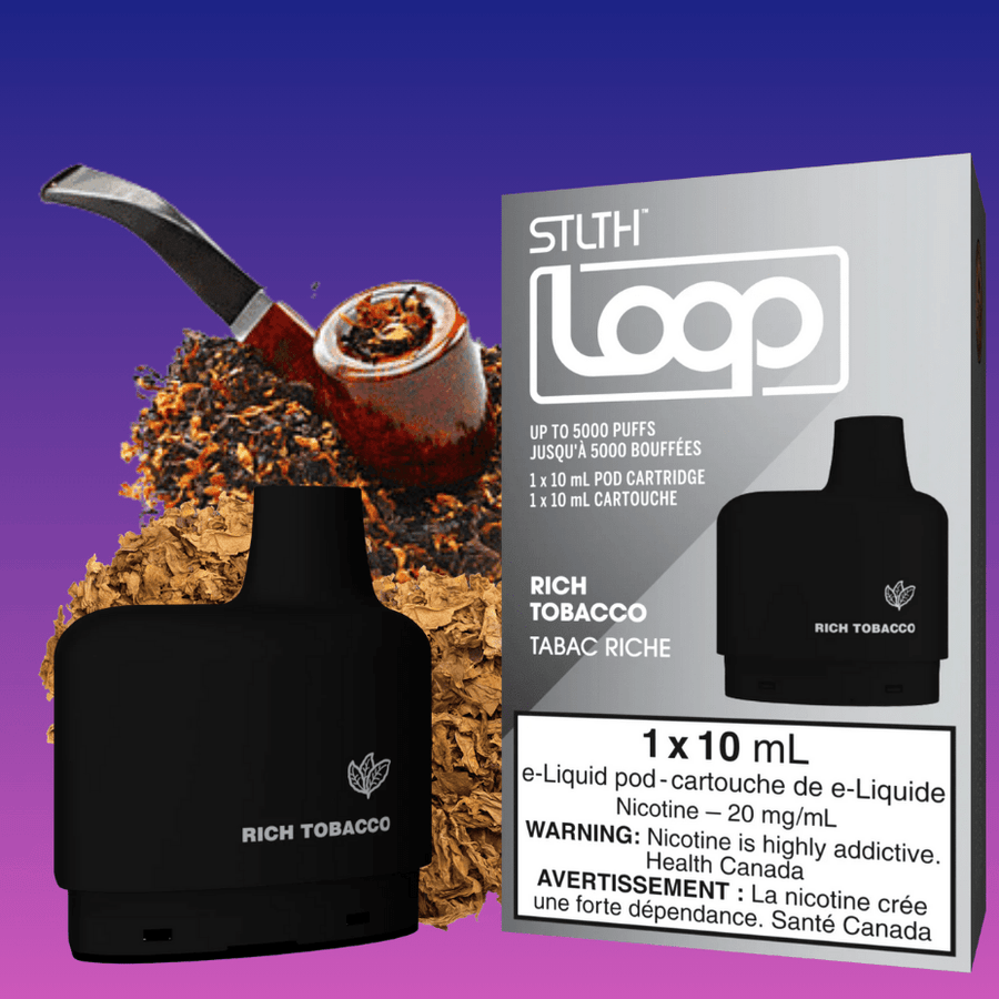 STLTH Loop Pods-Rich Tobacco 20mg / 5000Puffs Steinbach Vape SuperStore and Bong Shop Manitoba Canada