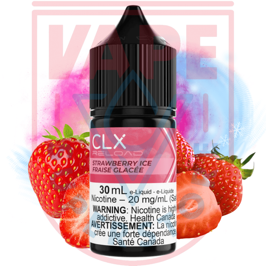 Strawberry Ice Salt by CLX Reload E-Liquid Steinbach Vape SuperStore and Bong Shop Manitoba Canada