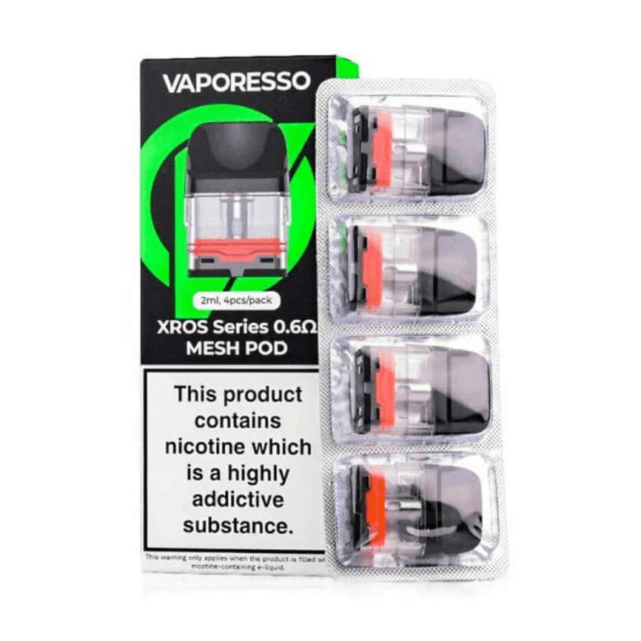 Vaporesso XROS Series Replacement Pods-4pkg 0.6ohm Steinbach Vape SuperStore and Bong Shop Manitoba Canada