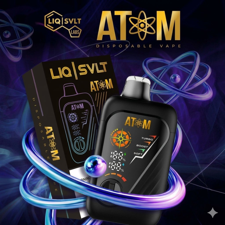Buy LIQ SVLT Atom 100K Disposable Vape in Steinbach, Manitoba for a big puff disposable vape