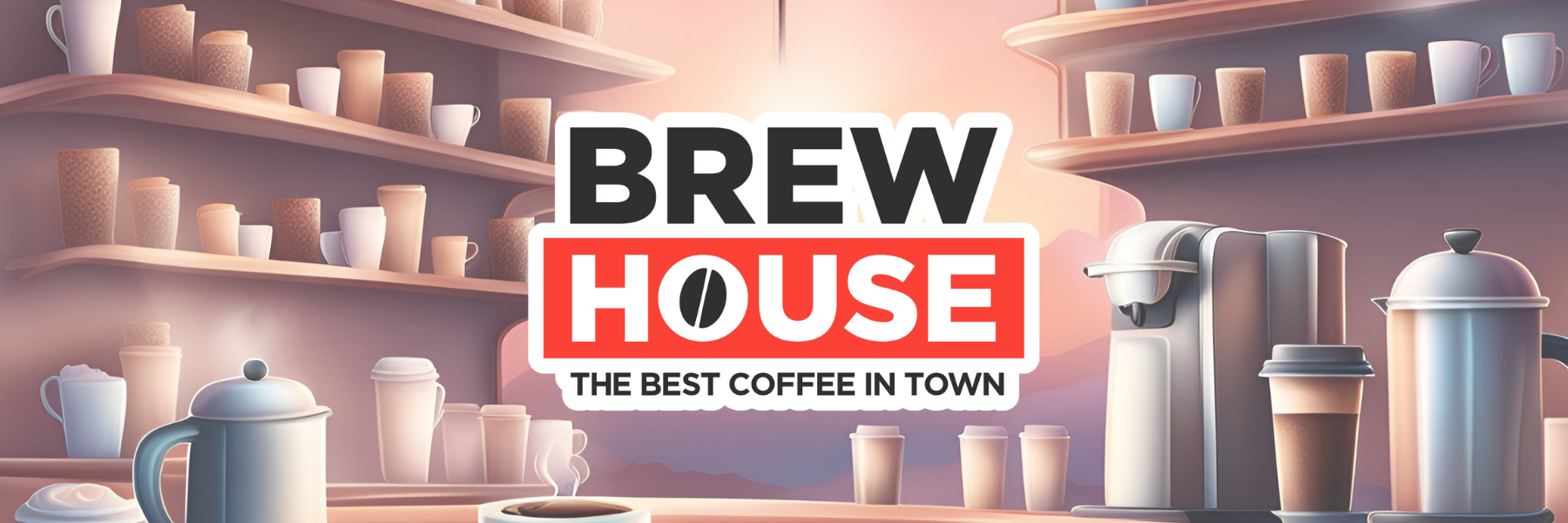 Brew House Coffee E-Liquid Banner