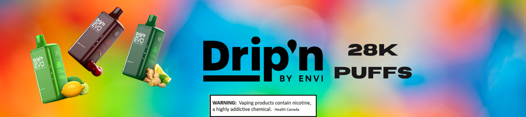 Drip'n by Envi EVO 28k Disposable Vape