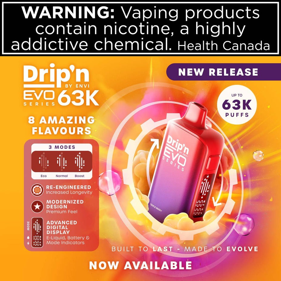Drip'n by Envi Evo 63K Disposable Vape