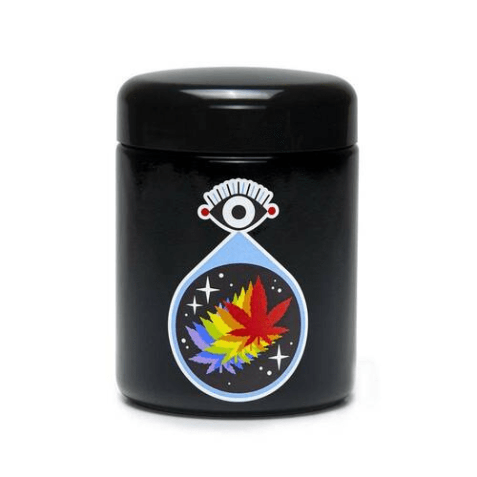 420 Science UV Screw Top Jars-Large Large / All Seeing Leaf Steinbach Vape SuperStore and Bong Shop Manitoba Canada