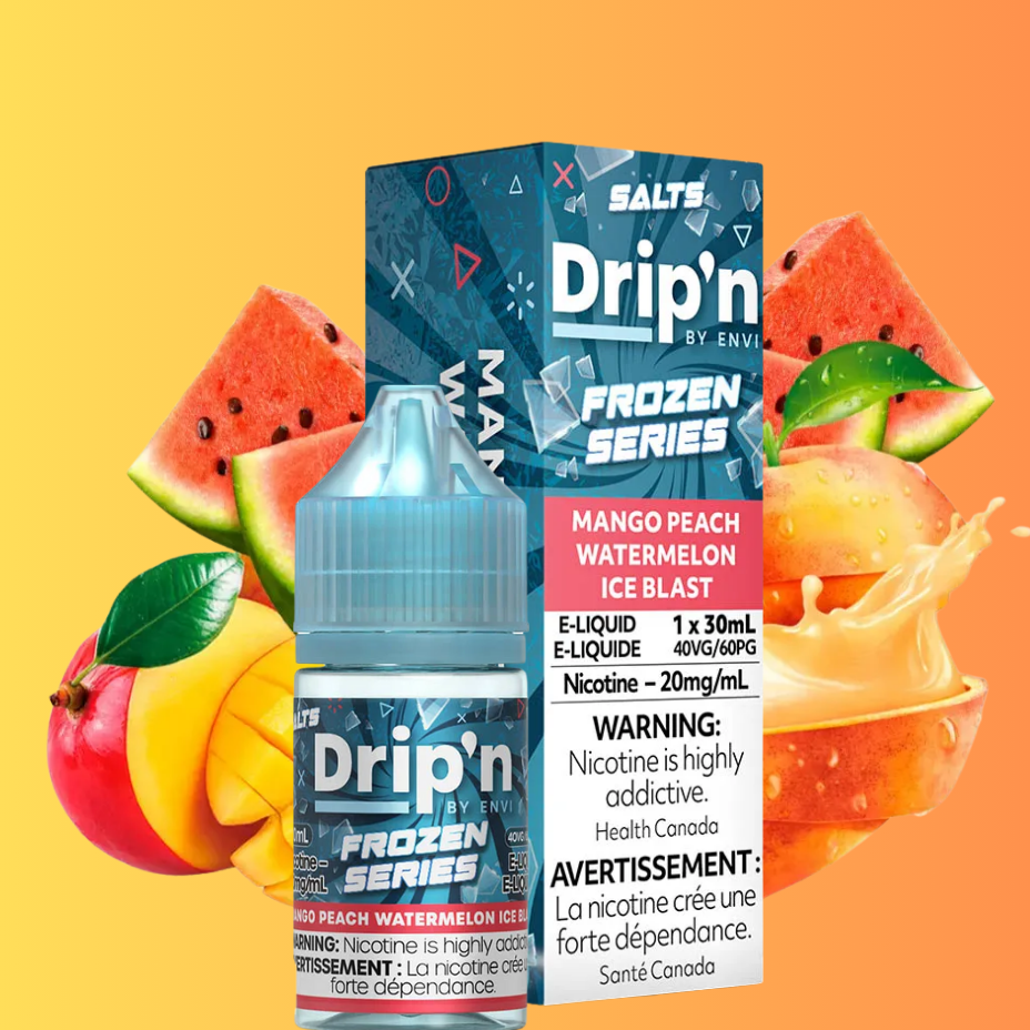 Drip'n Envi Fasta Salt-Mango Peach Watermelon Ice Blast in Manitoba