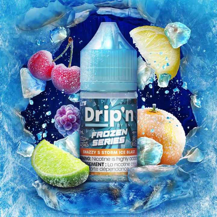 Drip'n by Envi Frozen Salt-Snazzy S Storm ICED