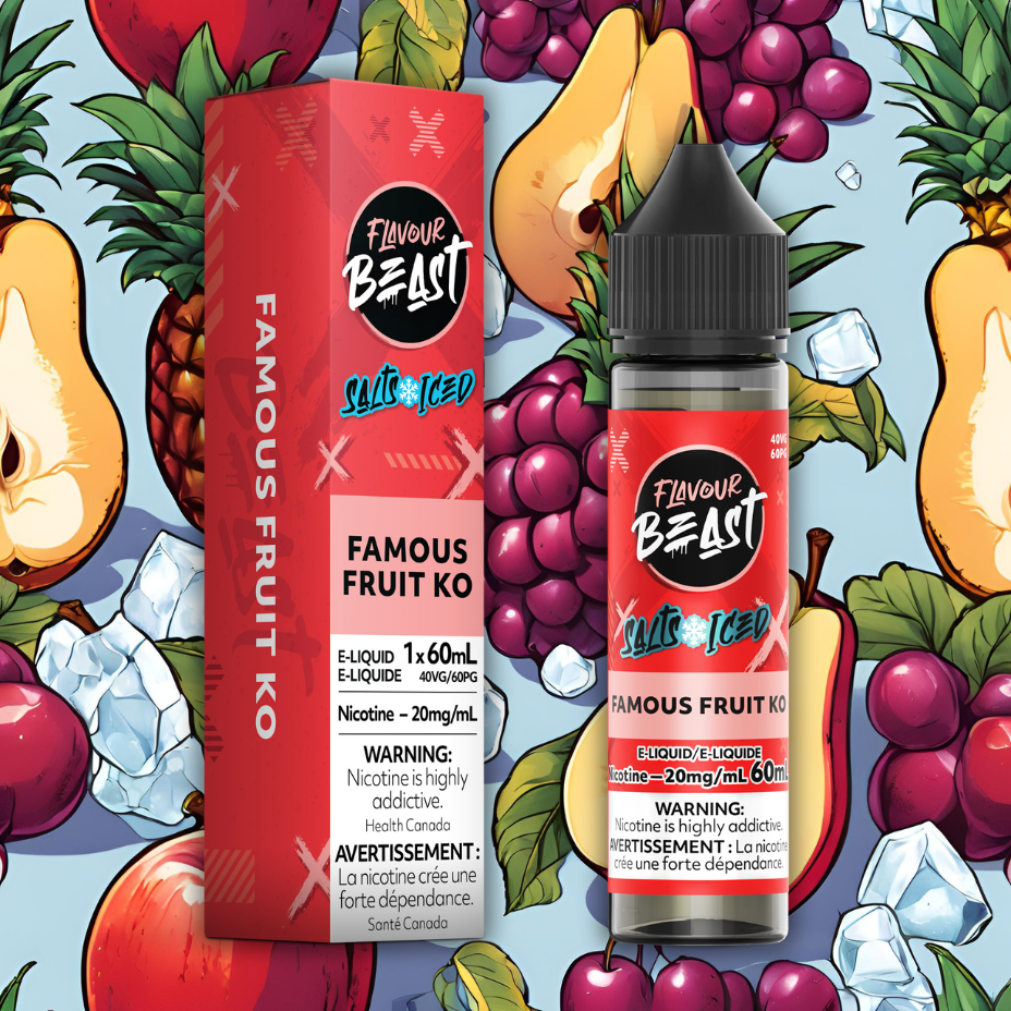 Flavour Beast Salt-Famous Fruit KO Iced-60ml