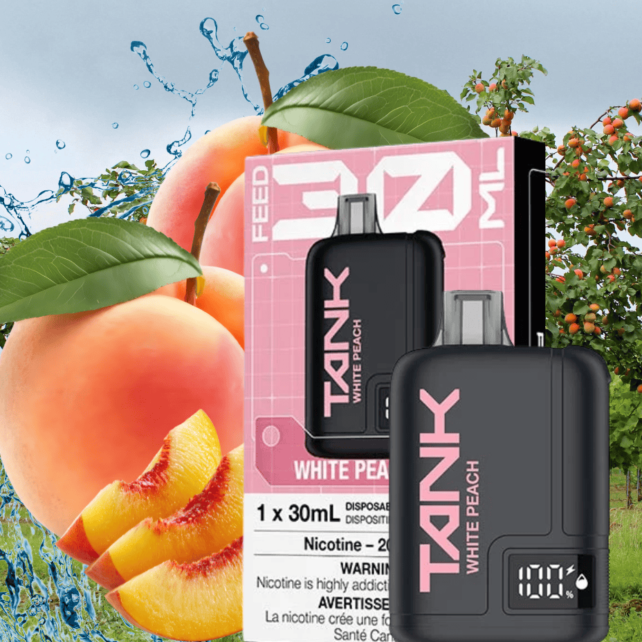 Feed Tank 120k Disposable Vape-White Peach