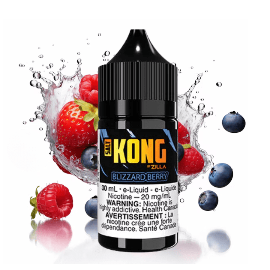 Kong Salt by Zilla-Blizzard Berry 30ml in Manitoba Canada