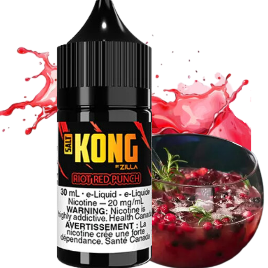 Kong Salt by Zilla-Riot Red Punch in Manitoba Canada