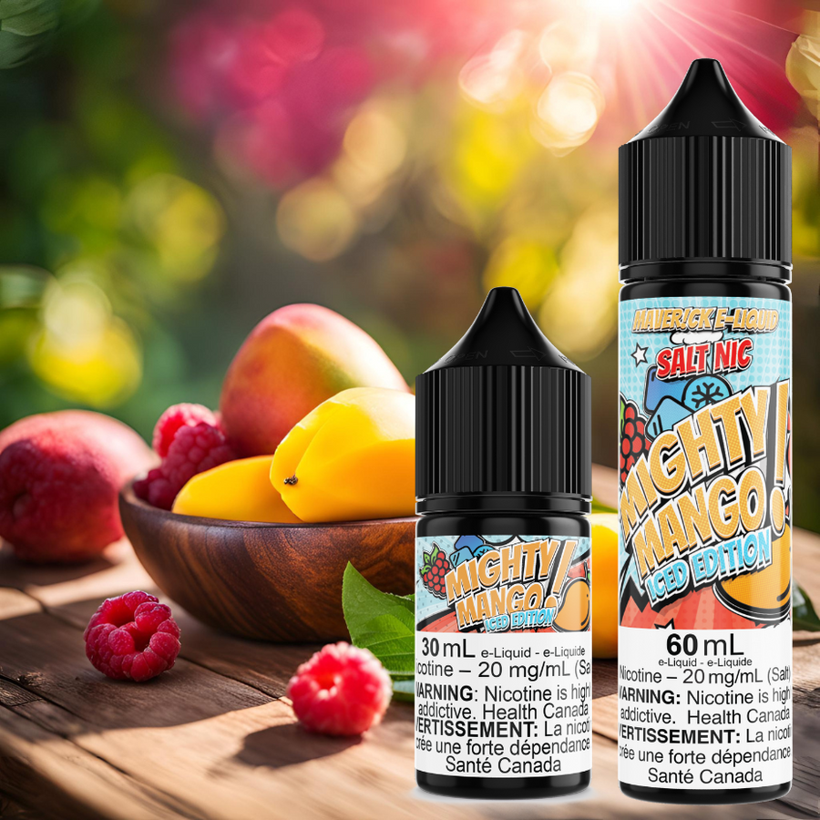 Mighty Mango Iced Salt by Maverick E-Liquid 60ml / 20mg Steinbach Vape SuperStore and Bong Shop Manitoba Canada