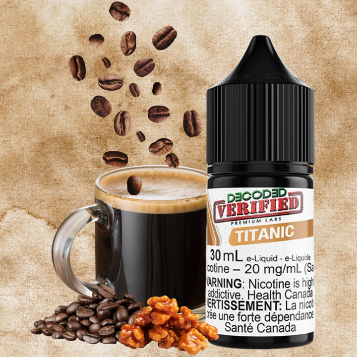 Titanic Salt by Premium Labs E-Liquid at Steinbach Vape SuperStore and Bong Shop in Manitoba Canada
