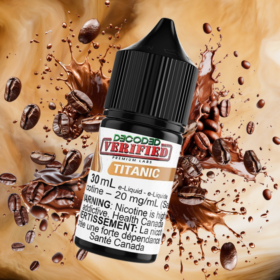 Titanic Salt by Premium Labs E-Liquid at Steinbach Vape SuperStore and Bong Shop in Manitoba Canada