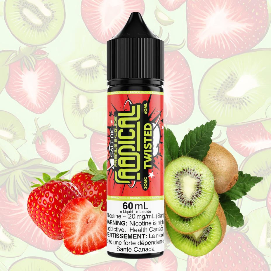 Twisted Salt Nic by Radical E-liquid 60mL / 20mg Steinbach Vape SuperStore and Bong Shop Manitoba Canada