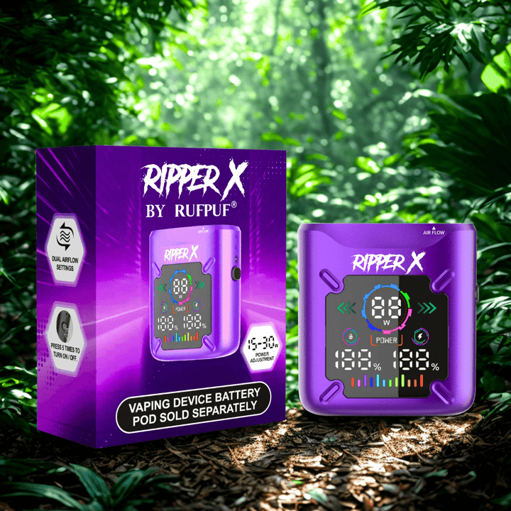 Ripper X Ultra Battery-1000mAh Metallic Purple Manitoba Vape SuperStore and Bong Shop
