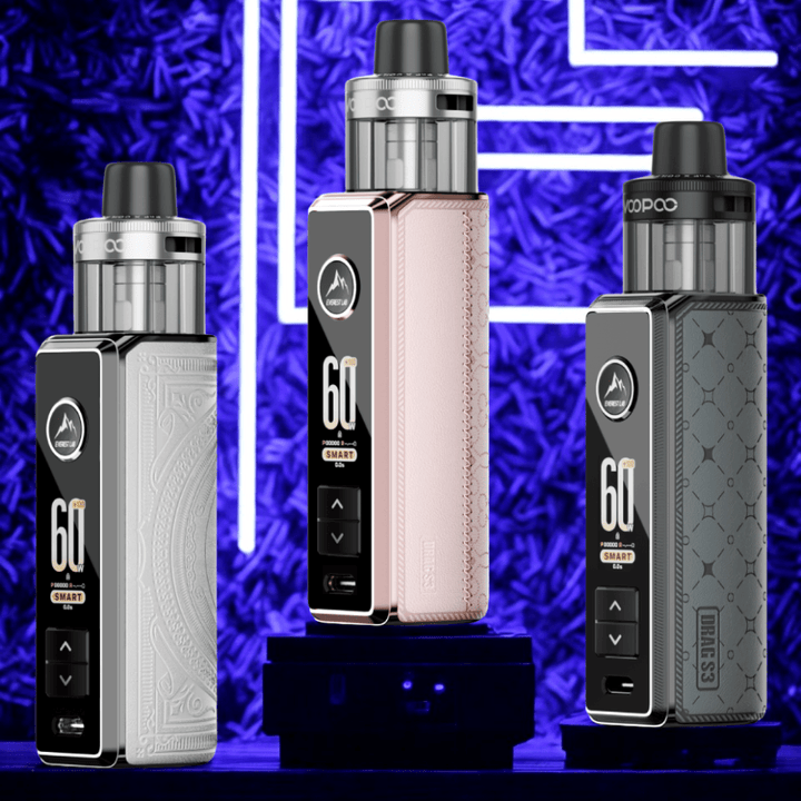 VooPoo Drag S3 Pod Kit-3,000mAh Internal Battery at Steinbach Vape SuperStore and Bong Shop Manitoba Canada