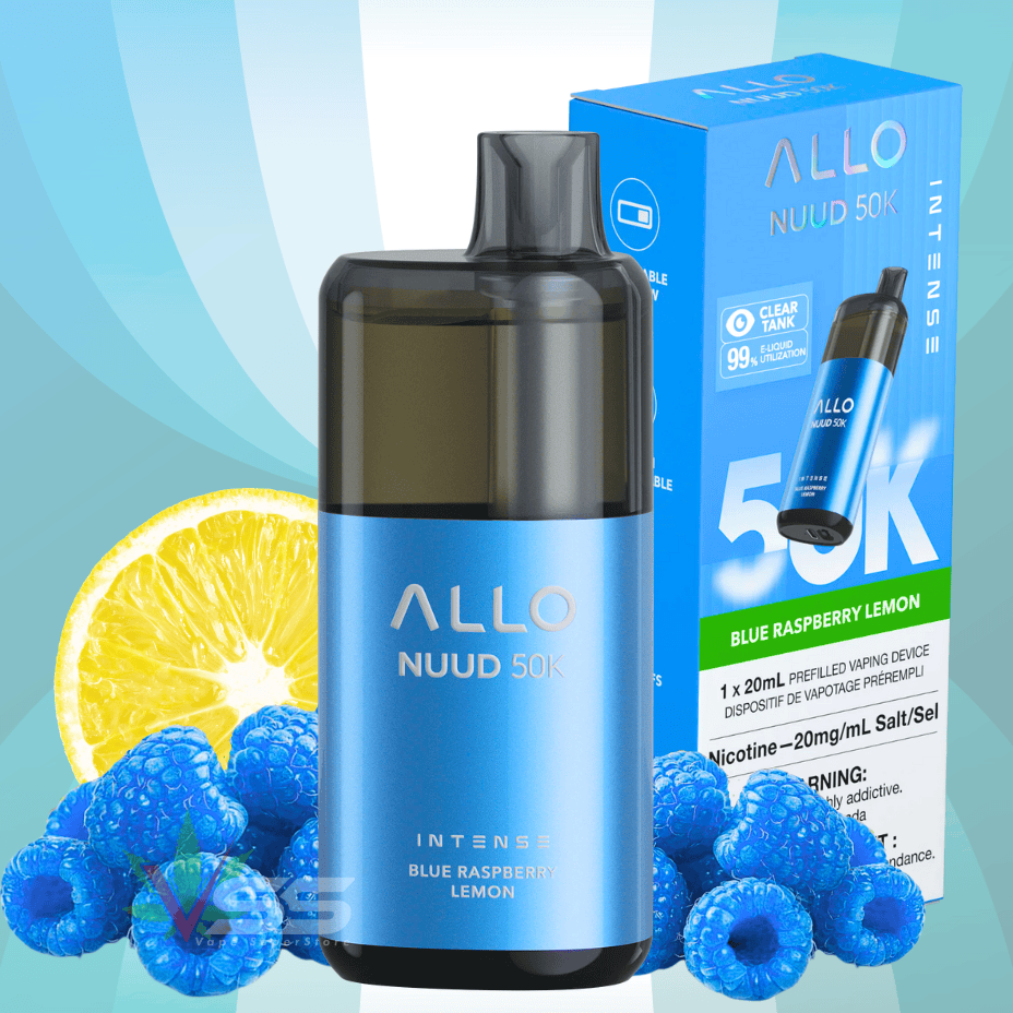 ALLO Nuud 50K Disposable Vape - Blue Raspberry Lemon Steinbach Vape SuperStore and Bong Shop Manitoba Canada