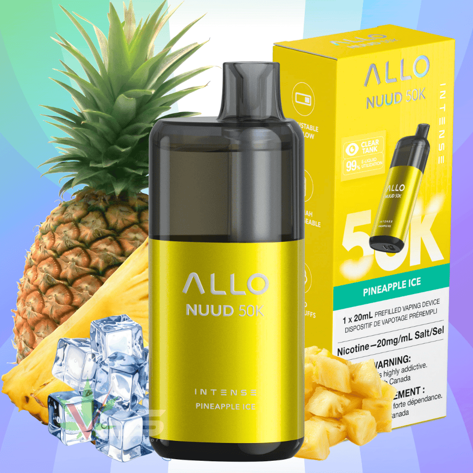 ALLO Nuud 50K Disposable Vape - Pineapple Ice Steinbach Vape SuperStore and Bong Shop Manitoba Canada