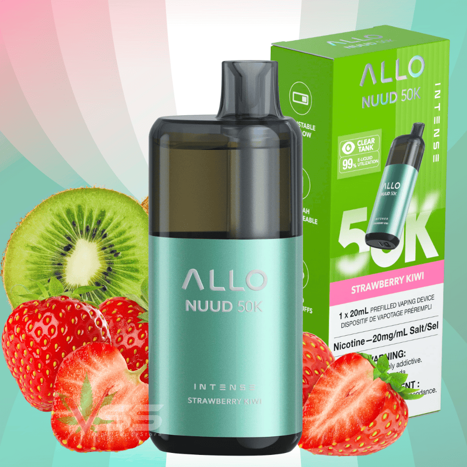 ALLO Nuud 50K Disposable Vape - Strawberry Kiwi Steinbach Vape SuperStore and Bong Shop Manitoba Canada