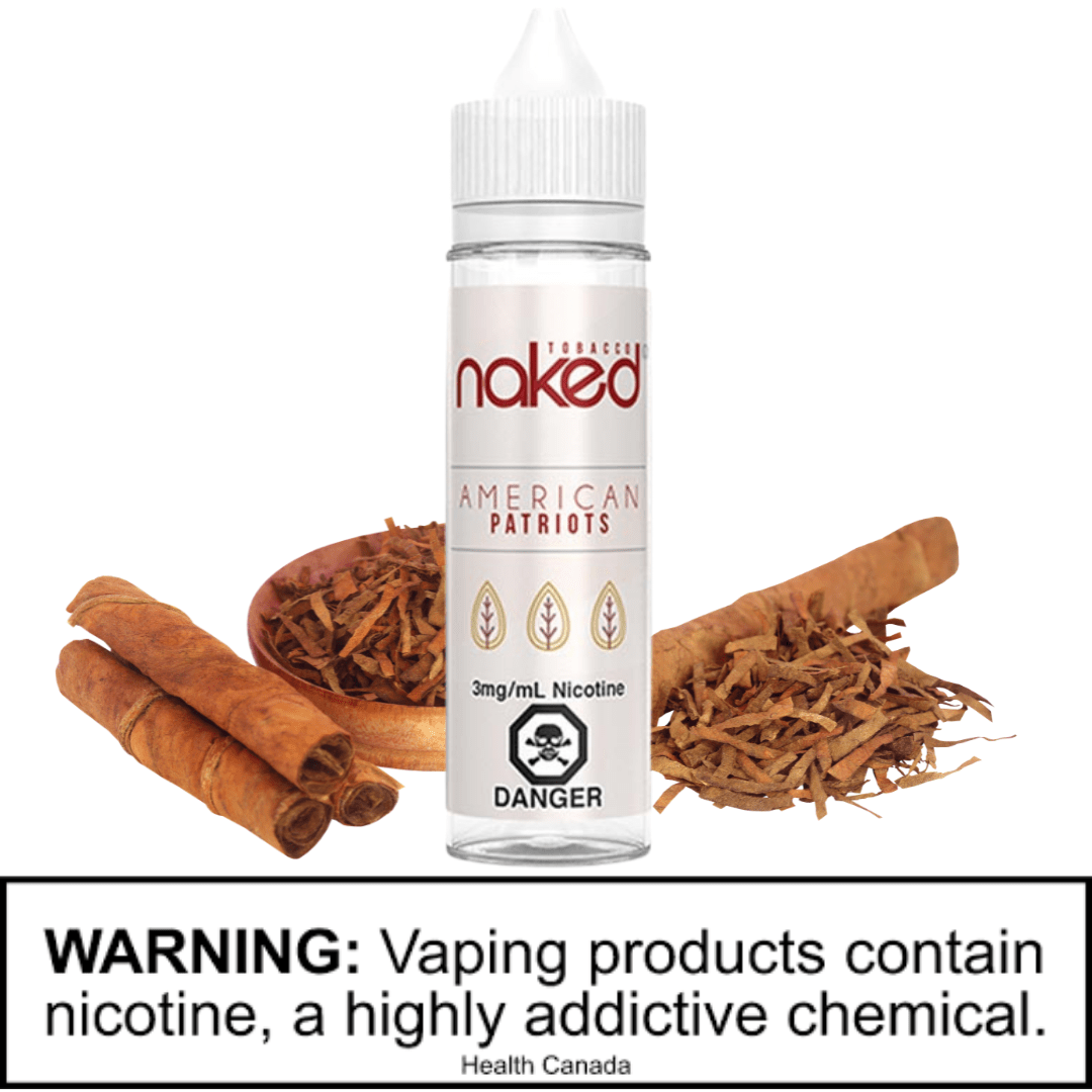 American Patriots by Naked 100 E-Liquid Steinbach Vape SuperStore and Bong Shop Manitoba Canada