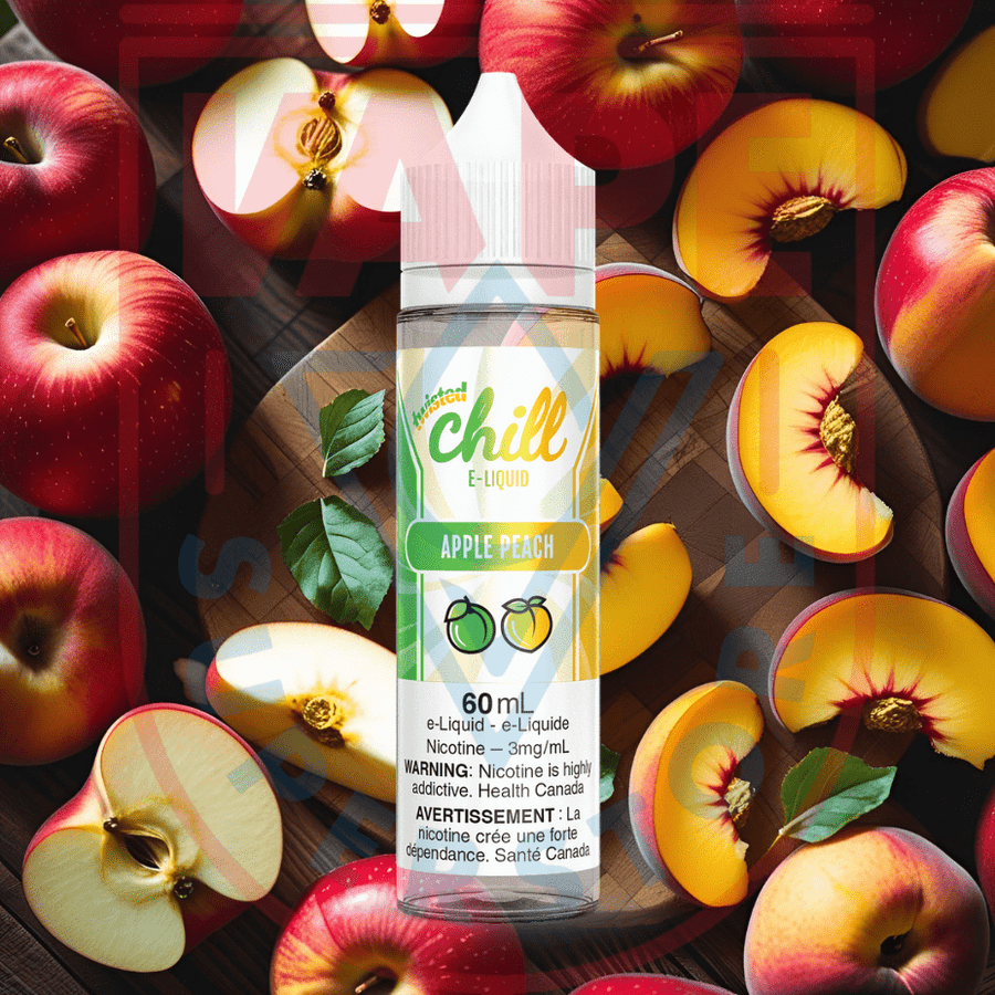Apple Peach by Chill E-liquid Steinbach Vape SuperStore and Bong Shop Manitoba Canada