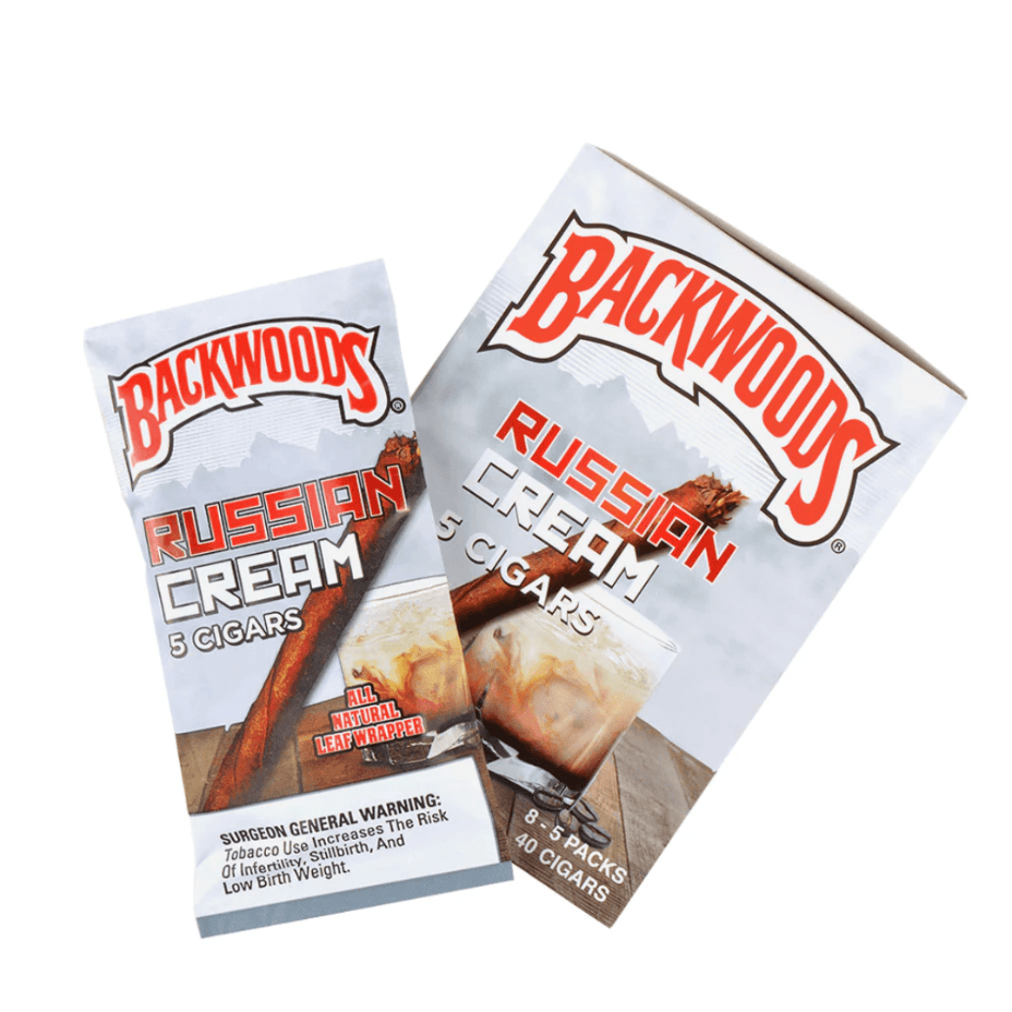 Backwoods Cigars-Russian Cream 5/pkg Steinbach Vape SuperStore and Bong Shop Manitoba Canada