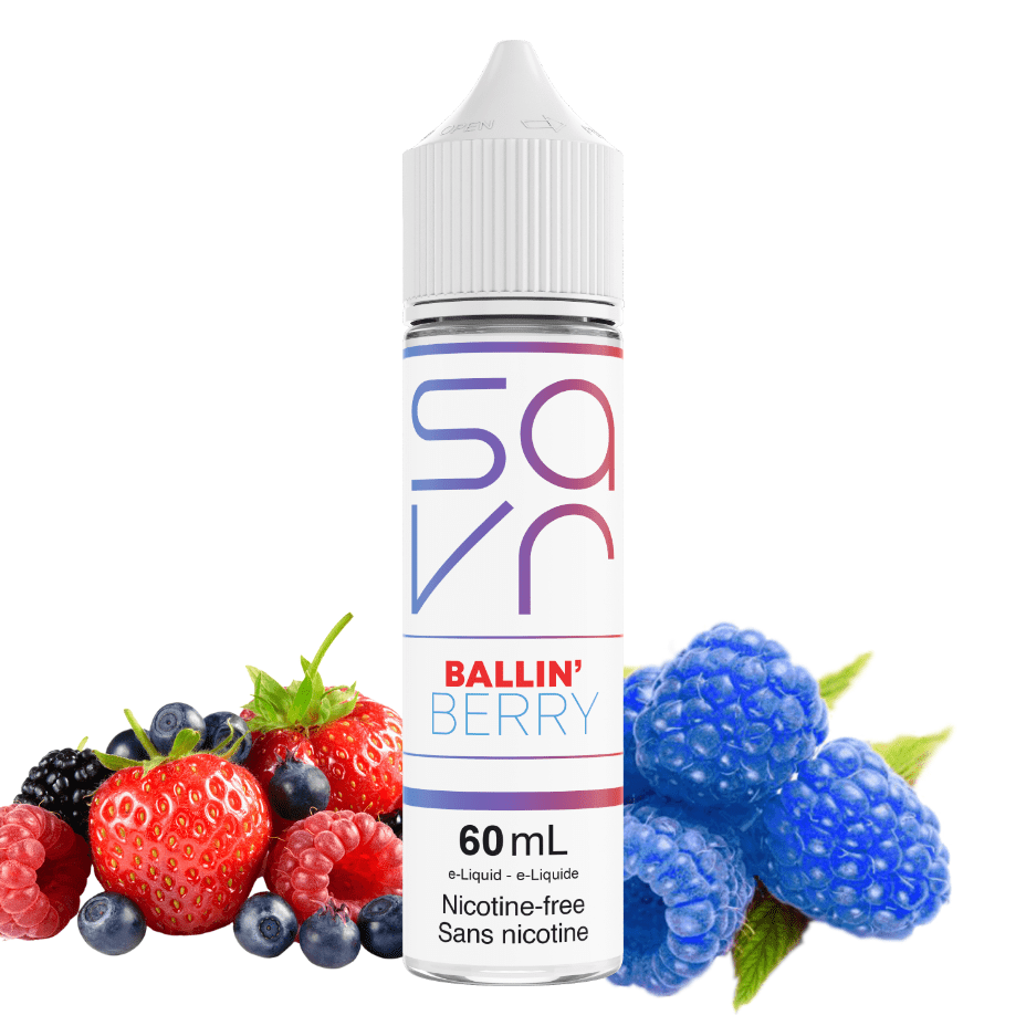 Ballin' Berry by Savr E-Liquid 60mL / 3mg Steinbach Vape SuperStore and Bong Shop Manitoba Canada