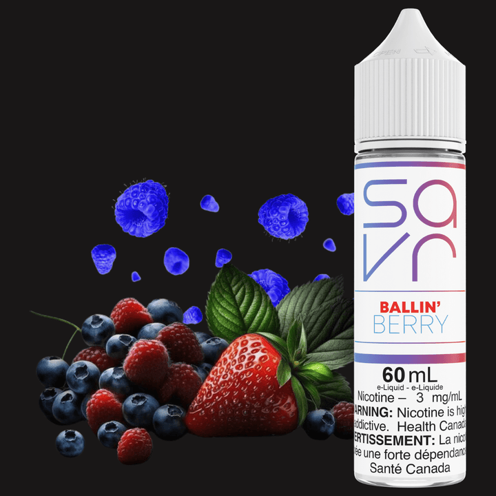 Ballin' Berry by Savr E-Liquid Steinbach Vape SuperStore and Bong Shop Manitoba Canada