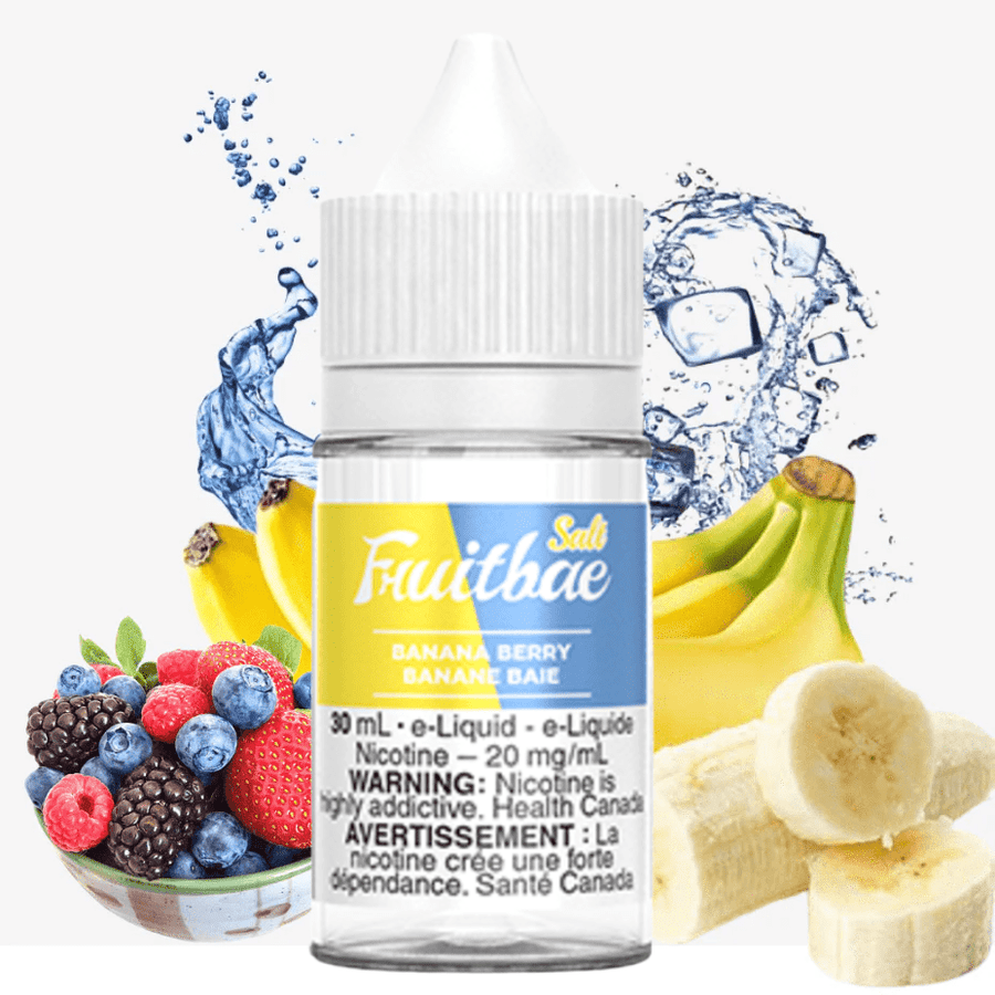 Banana Berry By Fruitbae Salts 30ml / 12mg Steinbach Vape SuperStore and Bong Shop Manitoba Canada