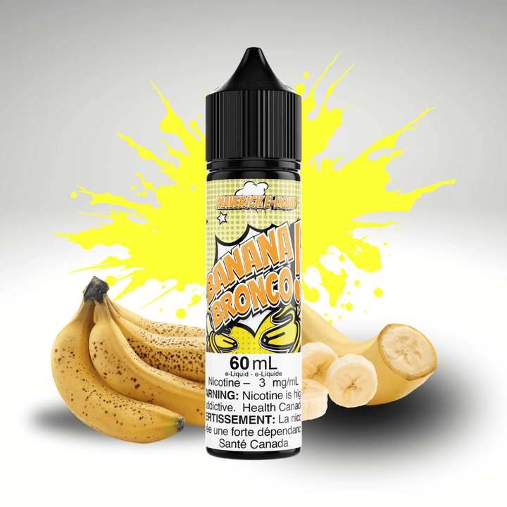 Banana Bronco by Maverick E-Liquid 60ml / 3mg Steinbach Vape SuperStore and Bong Shop Manitoba Canada