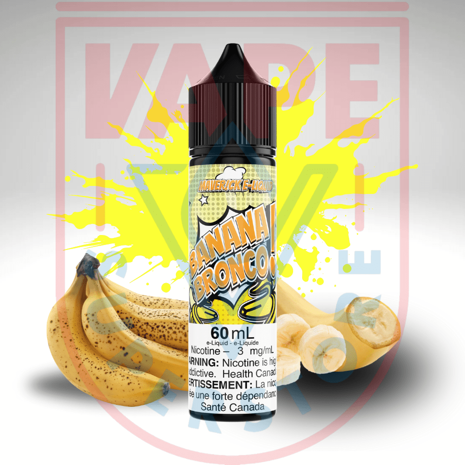 Banana Bronco by Maverick E-Liquid Steinbach Vape SuperStore and Bong Shop Manitoba Canada