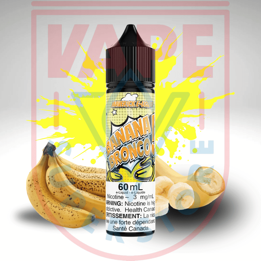 Banana Bronco by Maverick E-Liquid Steinbach Vape SuperStore and Bong Shop Manitoba Canada