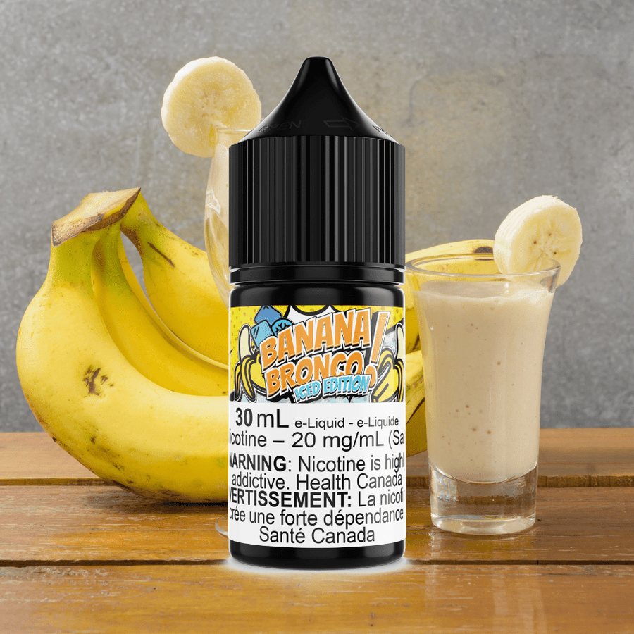 Banana Bronco Iced Salt by Maverick E-Liquid Steinbach Vape SuperStore and Bong Shop Manitoba Canada