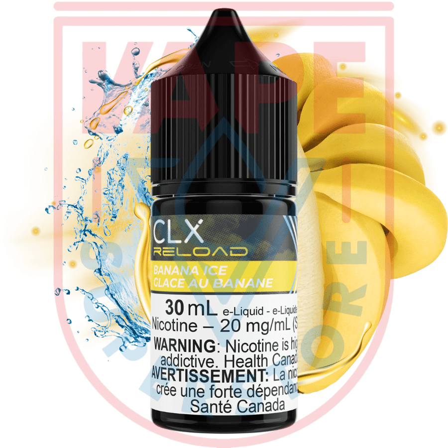 Banana Ice Salt by CLX Reload E-Liquid Steinbach Vape SuperStore and Bong Shop Manitoba Canada