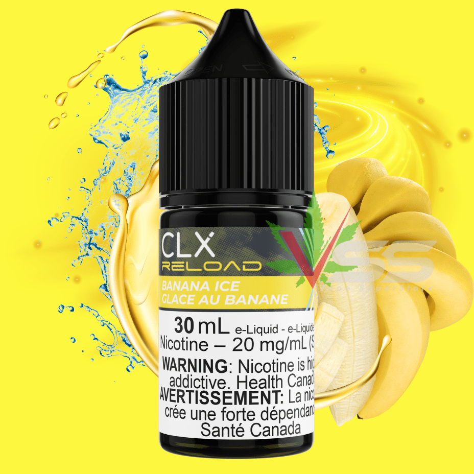 Banana Ice Salt by CLX Reload E-Liquid Steinbach Vape SuperStore and Bong Shop Manitoba Canada
